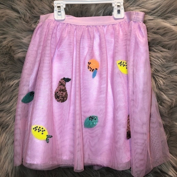 Cat and Jack Girls Pink Floral Top And Skirt NWOT Size Girls 14 XL - Picture 8 of 11